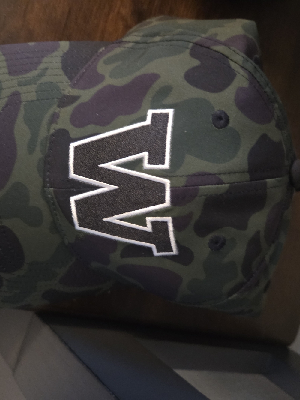 adidas Camo Slouch Adjustable Cap - Green & Black
